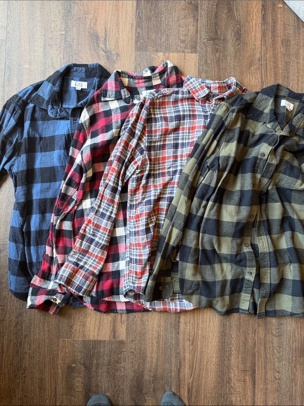 Men's Plaid Flannel Shirt bundle